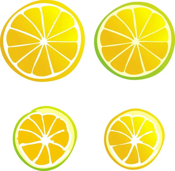 Clavos de limón estilizados —  Fotos de Stock