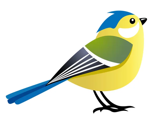 Cute cartoon bird — Stock Vector