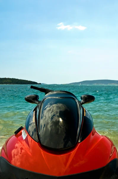 Water jet ski close up — Stock Photo, Image