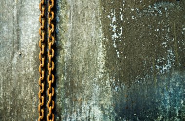 Rusty chain background clipart