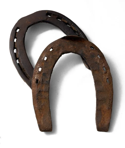 Double luck horse shoes — Stock Photo, Image