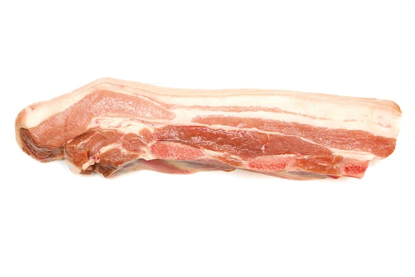 Čerstvé maso izolovaných na bílém pozadí — Stock fotografie