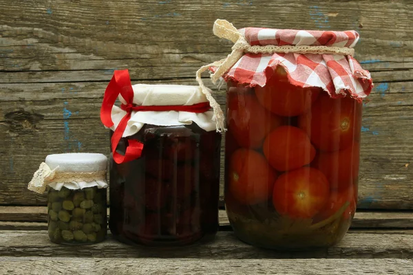 Jar with preserves — Stock Photo, Image