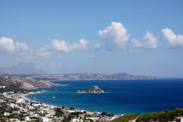 Güzel deniz, sahil ve dağların Yunanistan — Stok fotoğraf