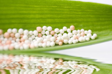 Homeopatik tıp yaprak yeşil