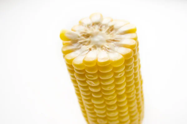 The corn on white — Stock Photo, Image