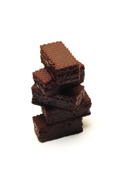 Čokoládové oplatky — Stock fotografie