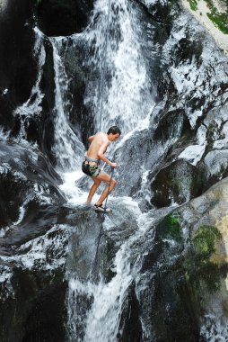 Canyoning clipart