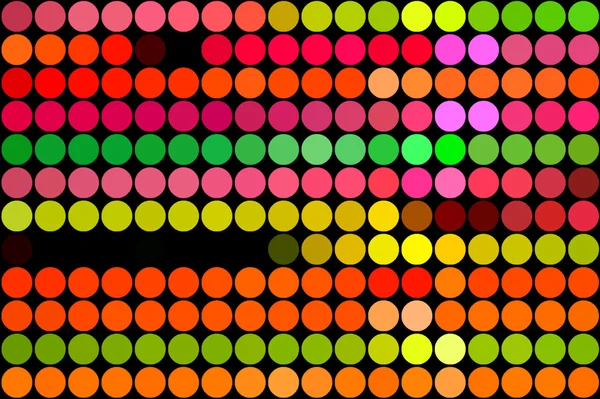 Fluorescent dots — Stock Photo, Image