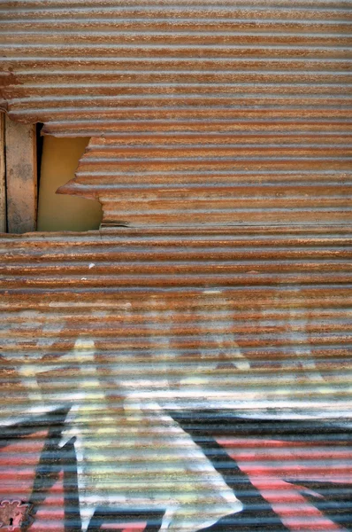 녹슨 셔터 — 스톡 사진