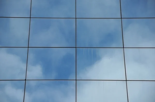 Glas byggnad fasad — Stockfoto