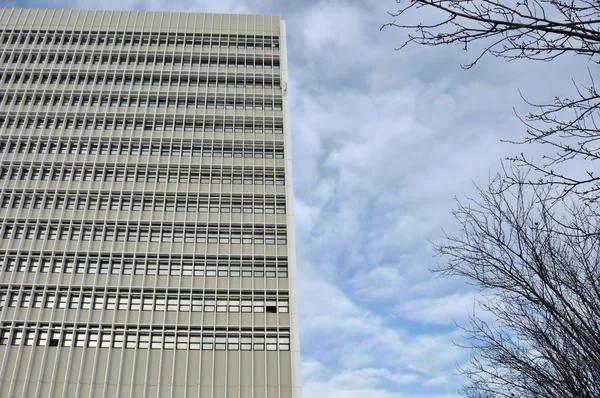Edifício de escritórios de edifícios altos — Fotografia de Stock