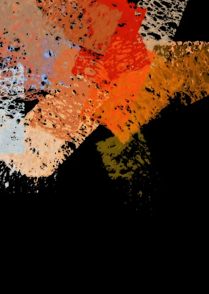Abstrakte Farbstriche — Stockfoto