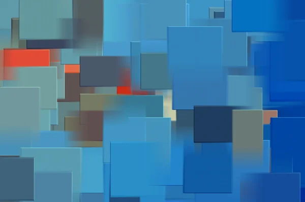 Blauwe vierkantjes — Stockfoto