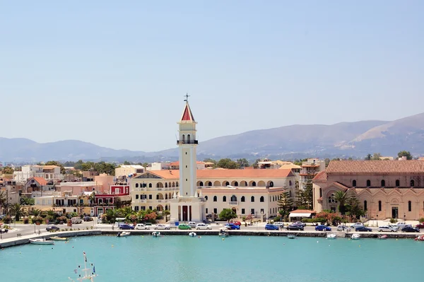 Zakynthos port — Stockfoto