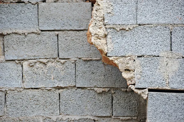 Muro rotto — Foto Stock