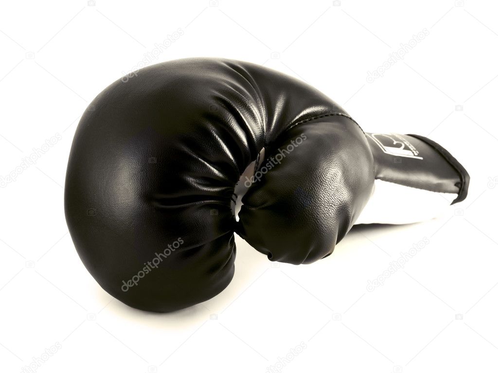 Isolated boxing glove