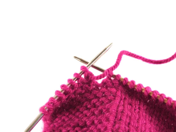Růžový pletení — Stock fotografie