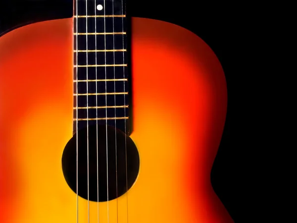 Rote Gitarre — Stockfoto