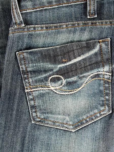 Dżinsy z powrotem kieszeni — Zdjęcie stockowe