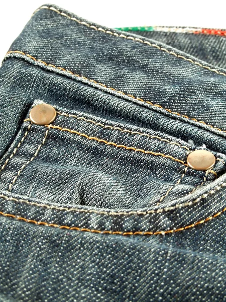Jeans närbild — Stockfoto