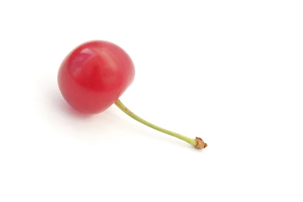 Ripe cherry isolated on white — Stock Photo, Image