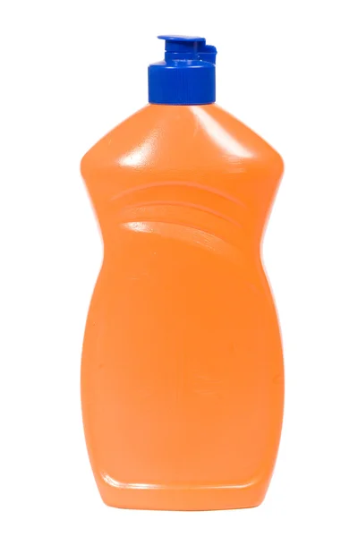 Plastic wasmiddel fles — Stockfoto