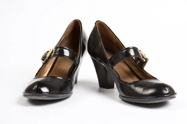 Sapatos de couro de patente — Fotografia de Stock