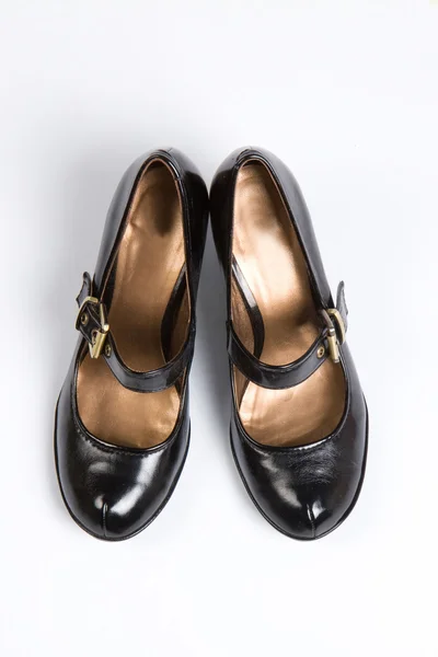 Sapatos de couro de patente — Fotografia de Stock