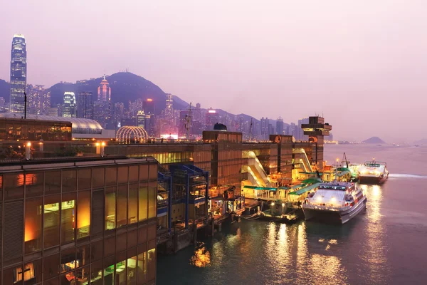 Hong kong Limanı Feribot — Stok fotoğraf