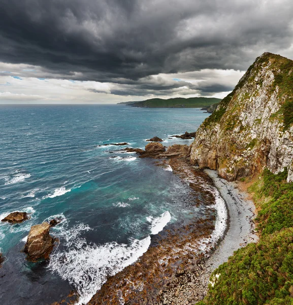 Kust weergave, Nieuw-Zeeland — Stockfoto