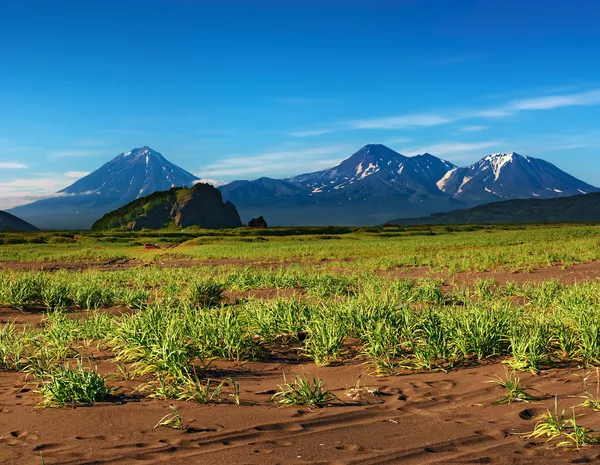 Paisaje de montaña, Kamchatka — Foto de Stock