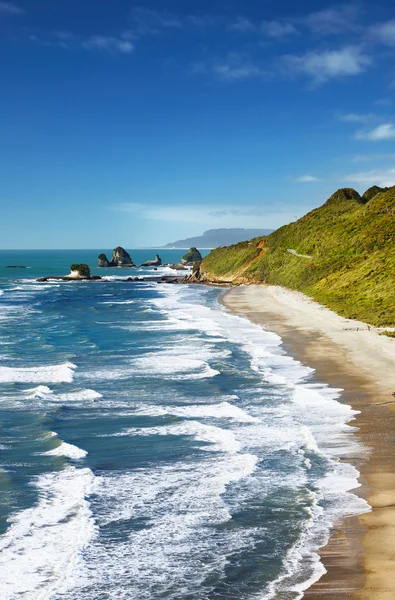 Widok przybrzeżnych, Nowa Zelandia — Zdjęcie stockowe