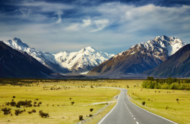 Southern Alps, New Zealand clipart