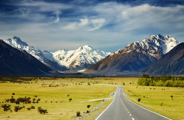 Zuidelijke Alpen, Nieuw-Zeeland — Stockfoto