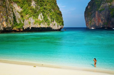 Tropical beach, Thailand clipart