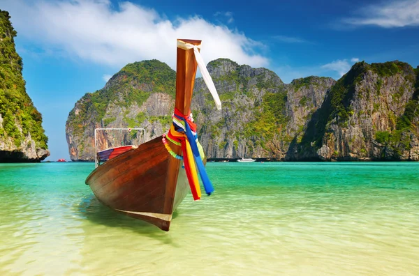 Tropischer Strand, Maya-Bucht, Thailand — Stockfoto