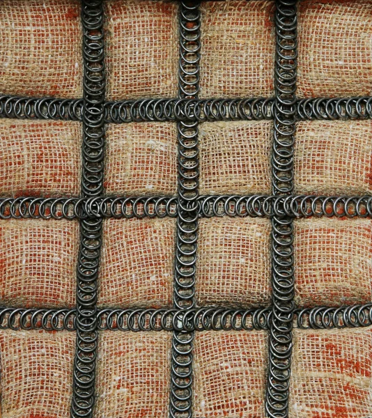 Texture with metal spring — Stock Photo, Image