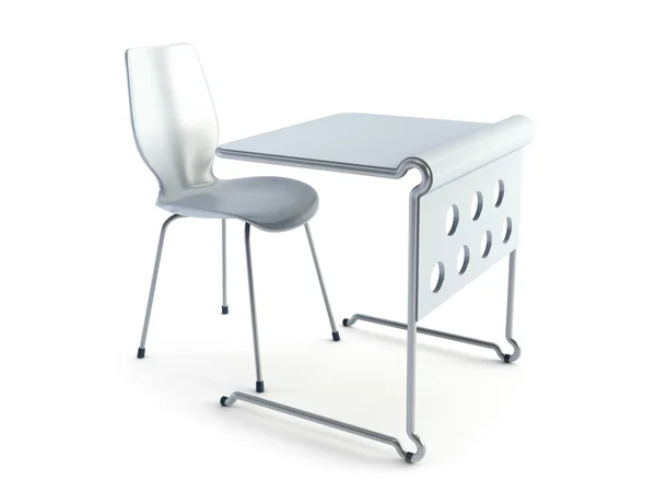Moderner Stuhl und Tisch — Stockfoto