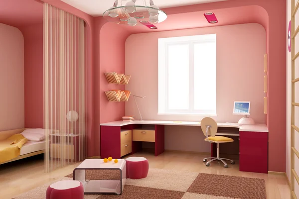 Wnętrze pokoju dziecięcego — Zdjęcie stockowe