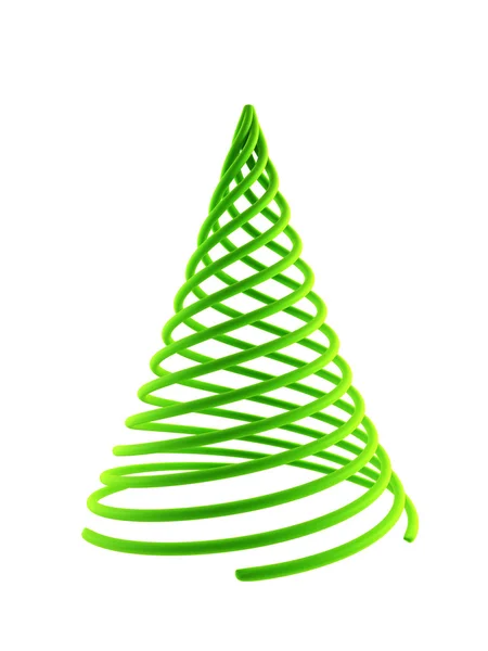 3D szimbolikus karácsonyfa — Stock Fotó