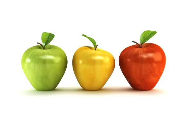 stock image 3d apples