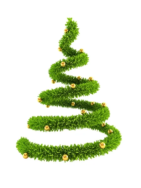 3d symbolic New Year's tree — Stock Photo, Image