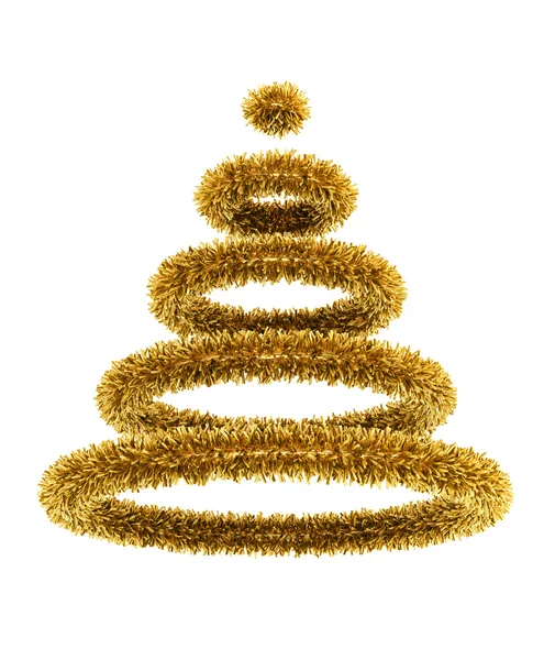3D symbolischer Weihnachtsbaum — Stockfoto