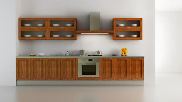 Interieur in klassieke stijl keuken — Stockfoto
