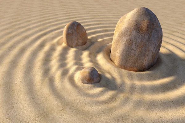 Πέτρες και άμμο — Φωτογραφία Αρχείου