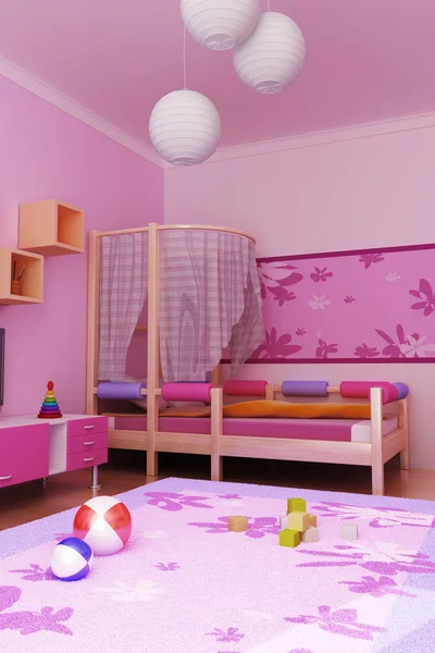 Innenausstattung des Kinderzimmers — Stockfoto
