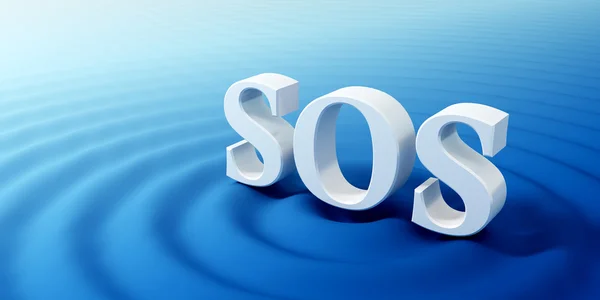 SOS symbool — Stockfoto