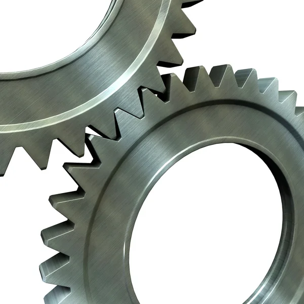 Steel gears — Stock Photo, Image