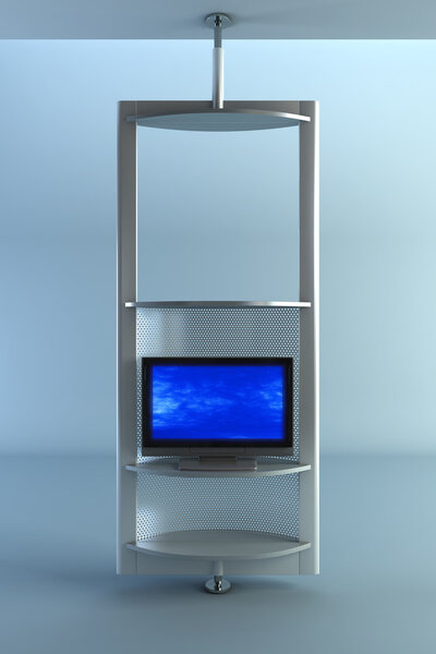 Plasma TV on the rack